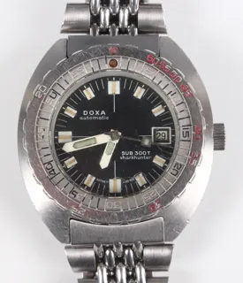 Doxa Sub 58098-59 Stainless steel Black