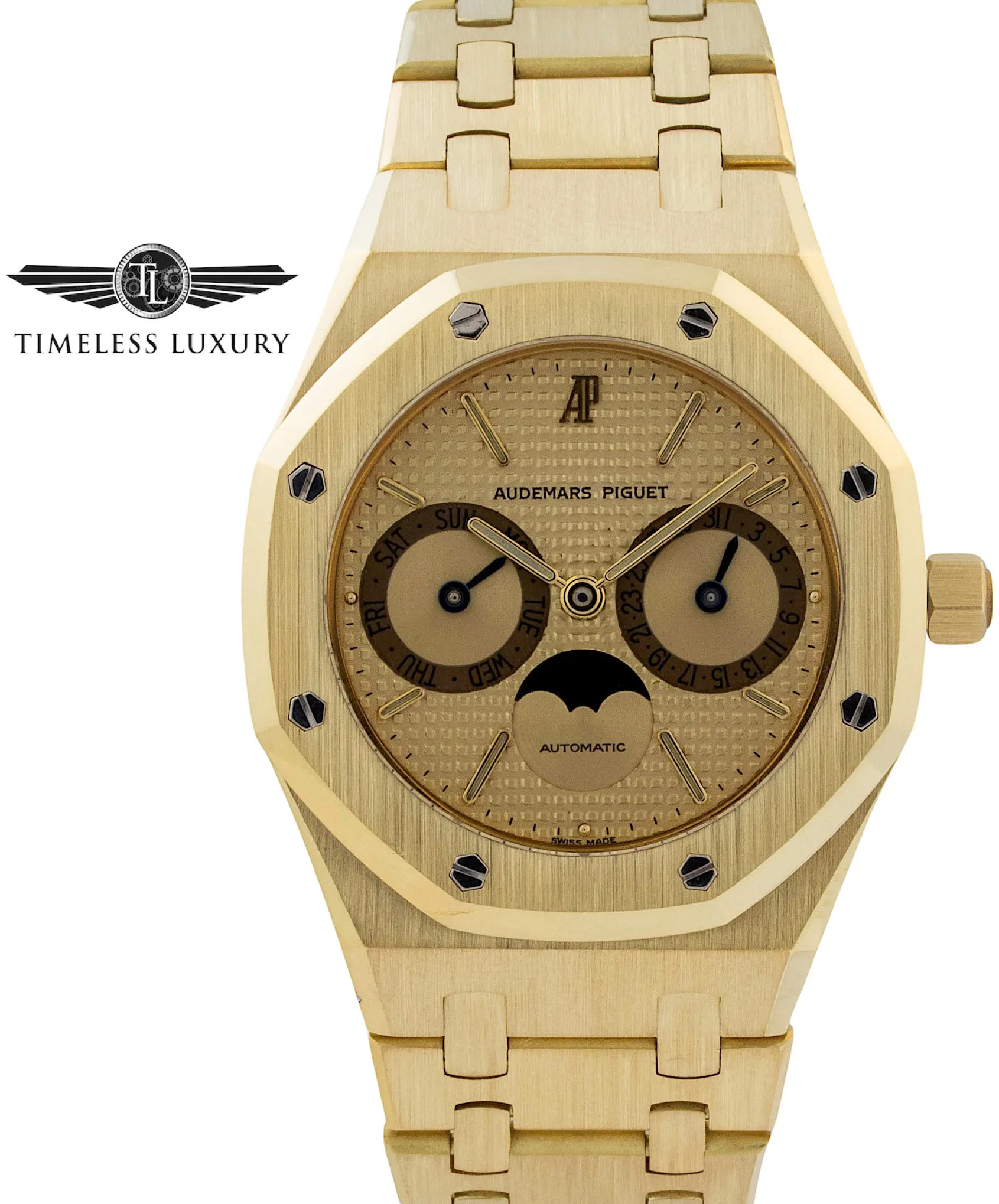 Audemars Piguet Royal Oak 25594BA.OO.0477BA.01 36mm Yellow gold and 18k yellow gold Champagne