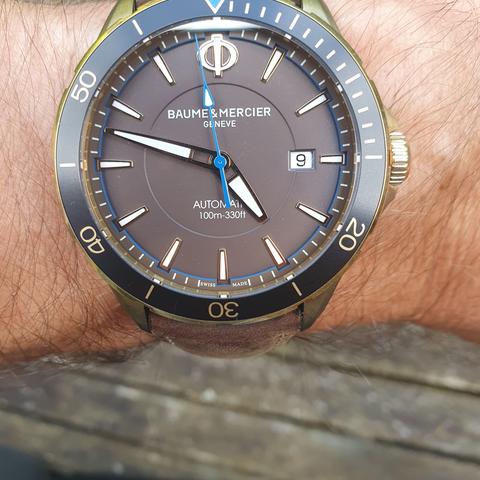 Baume Mercier Clifton MOA10501 Bronze Brown 2021 Belgium Dealer EveryWatch