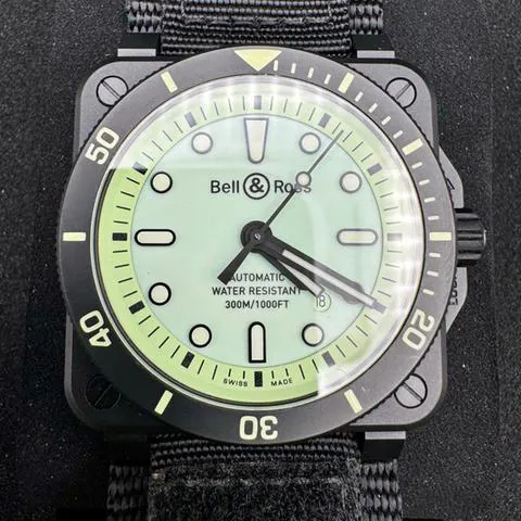 Bell & Ross Instruments BR0392-D-C5-CE/SRB 42mm Ceramic Green