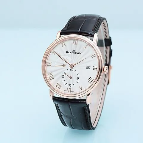 Blancpain Villeret Ultra-Slim 6606-3642 40mm Rose gold Silver