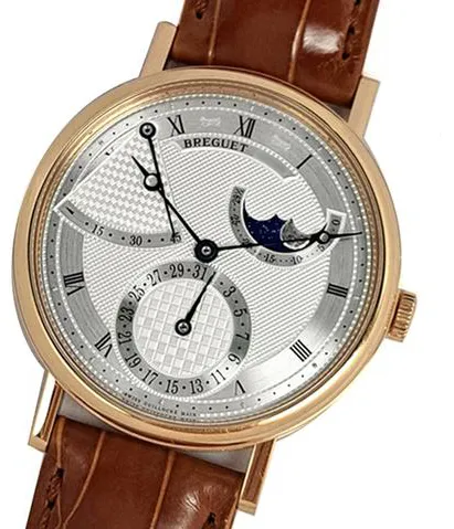 Breguet Classique 7137BR/15/9VU 39mm Rose gold Silver