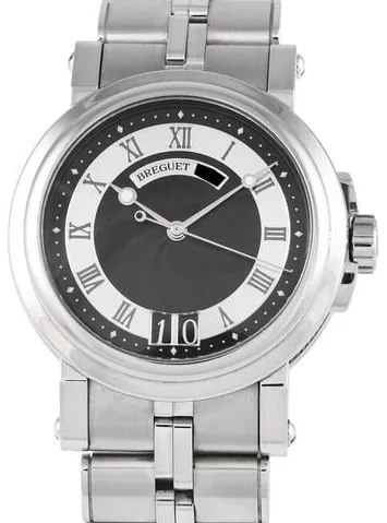 Breguet Marine 5817ST 39mm Stainless steel Black