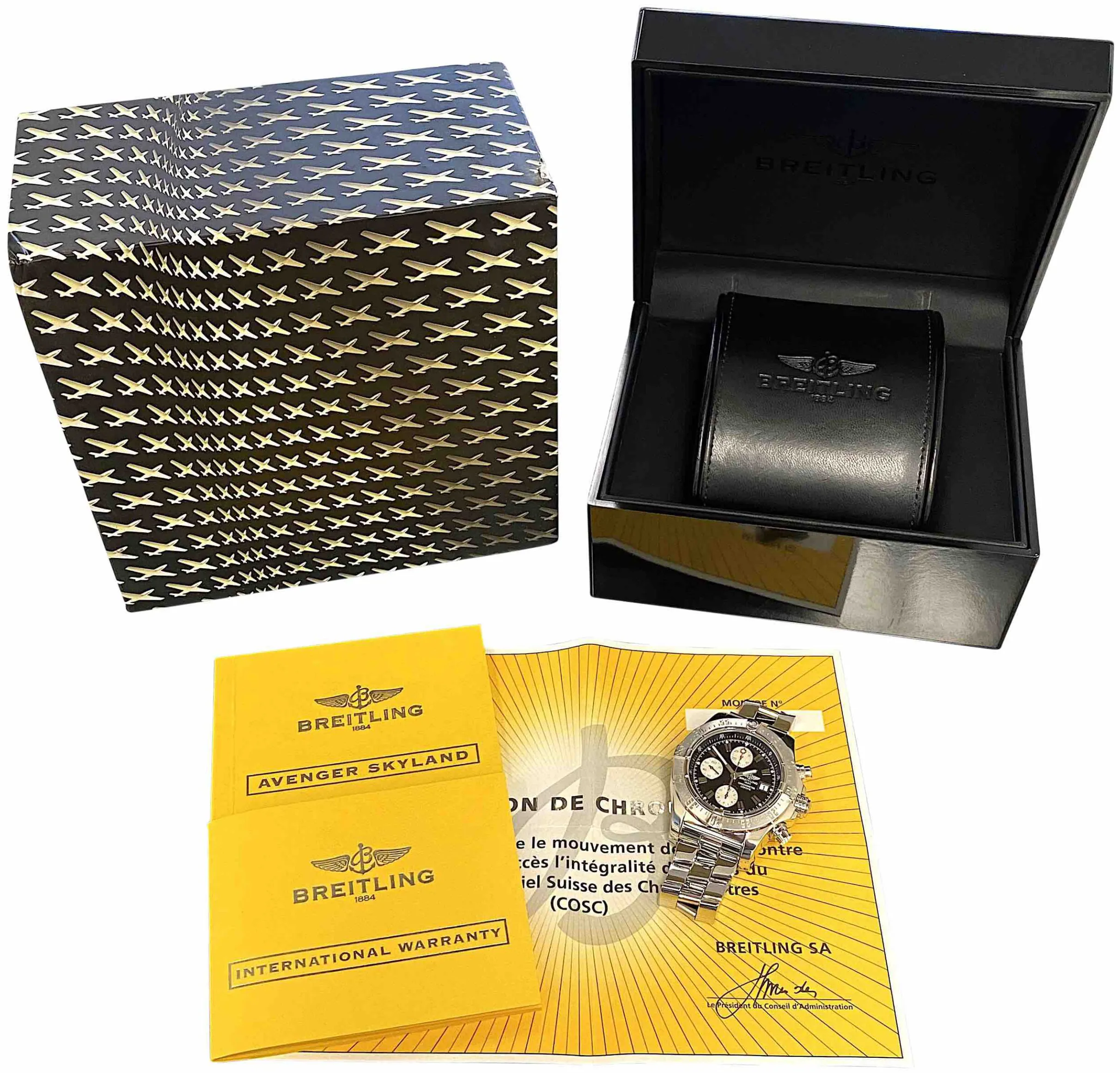 Breitling Avenger A13380 45mm Stainless steel Black 5