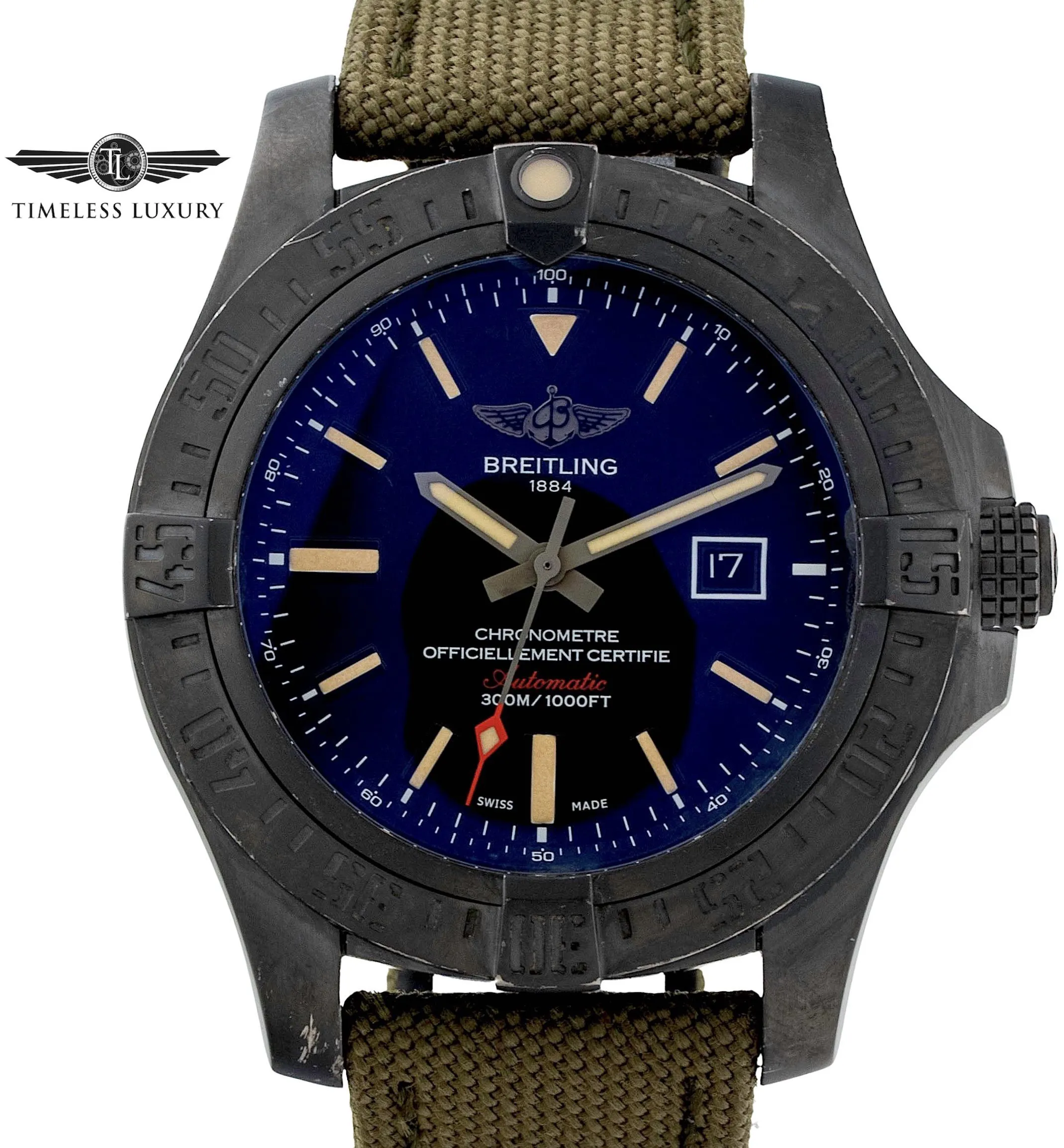 Breitling Avenger Blackbird V1731010/BD12 48mm Titanium Black