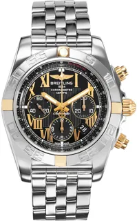 Breitling Chronomat IB0110 Rose gold and Stainless steel Black