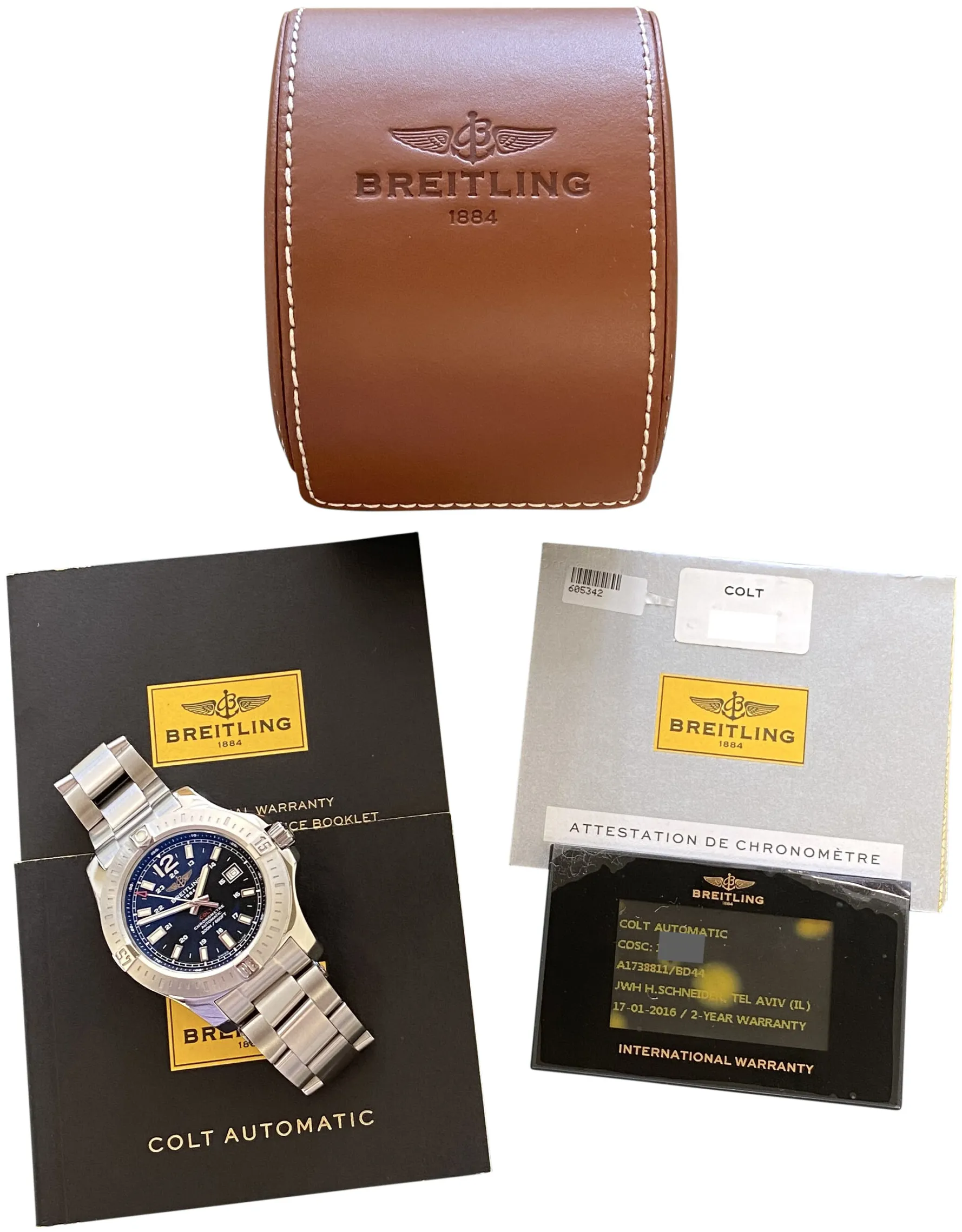 Breitling Colt Automatic A1738811/BD44 44mm Stainless steel Black 5