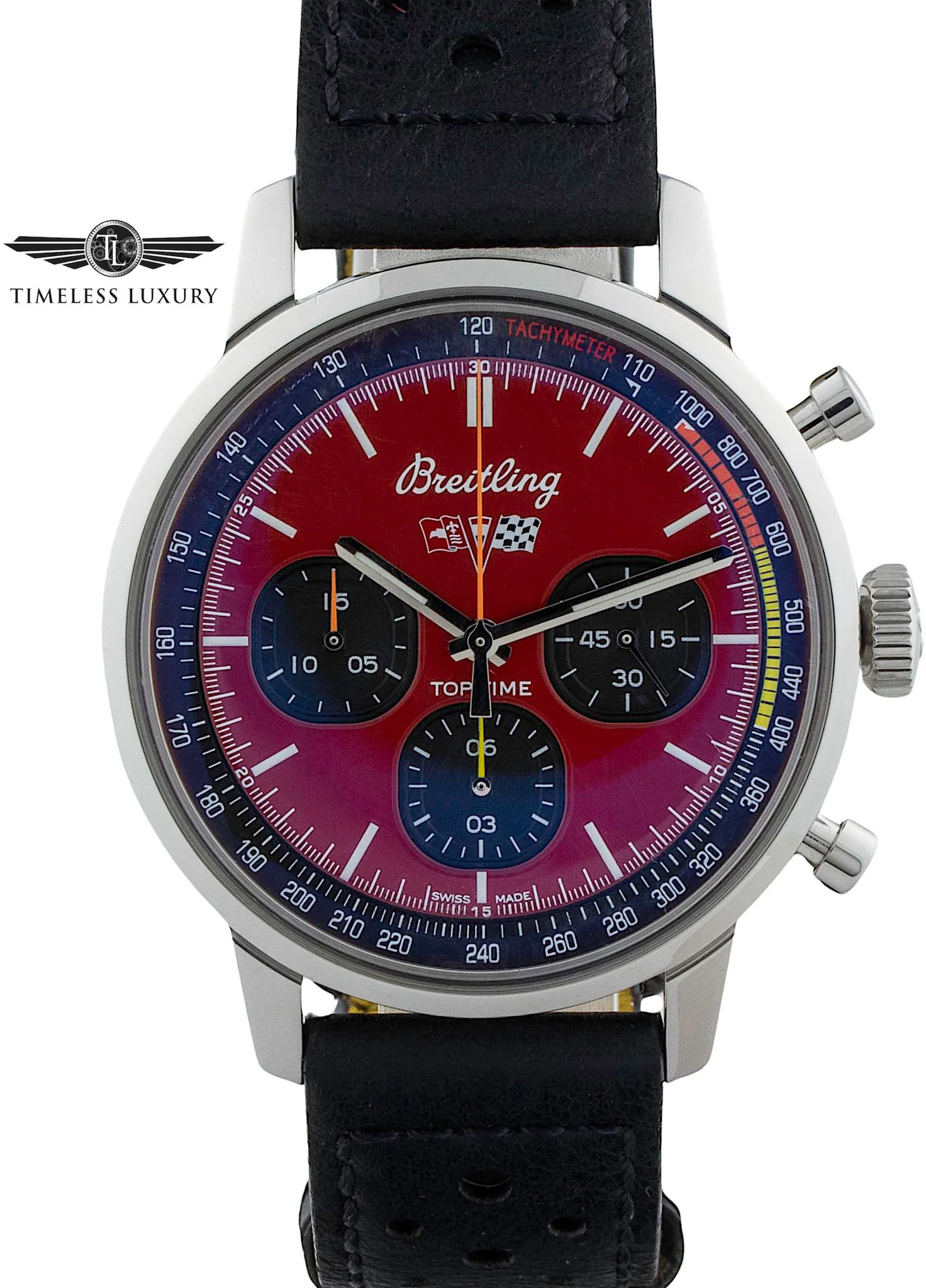 Breitling Premier A25310241K1X1 42mm Stainless steel Red