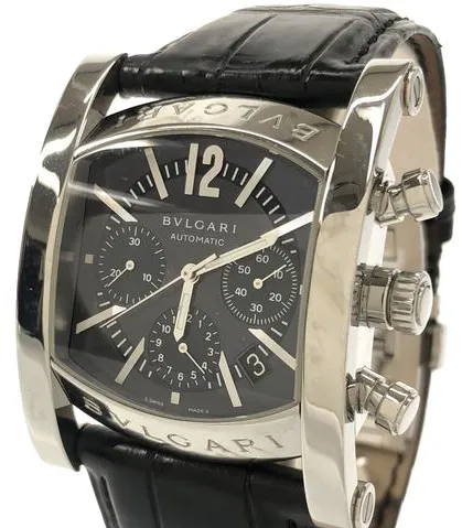 Bulgari Assioma aa 48 s ch 38mm Stainless steel Black