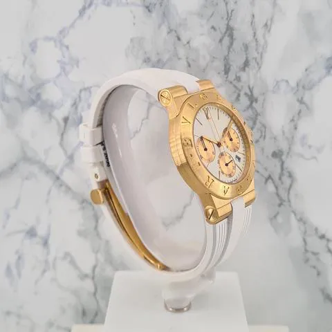 Bulgari Diagono CH 35 G 35mm Yellow gold White 3