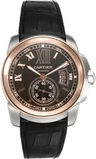 Cartier Caliber W7100051 Rose gold and Stainless steel