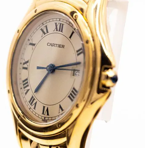 Cartier Cougar 887904 33mm Yellow gold Champagne 1