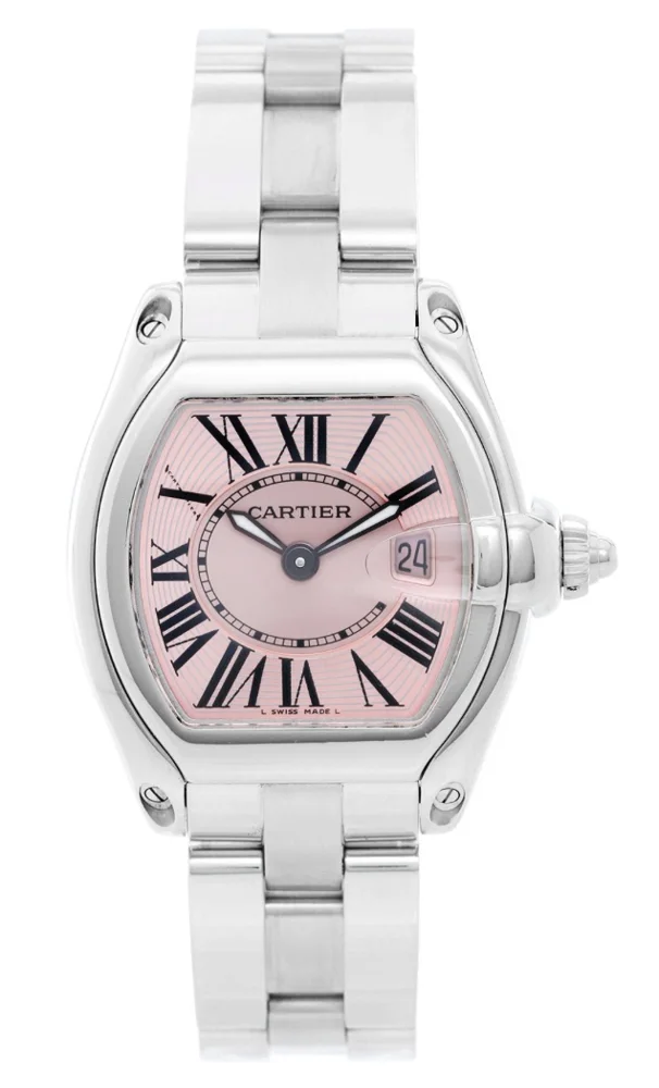 Cartier Roadster W62016V3 36mm Stainless steel Purple