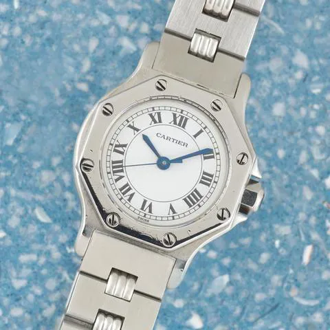 Cartier Santos 0906 25mm Stainless steel White