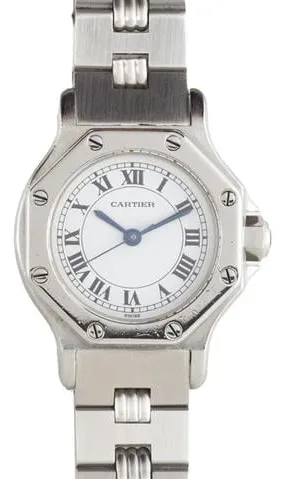 Cartier Santos 0906 25mm Stainless steel White 1