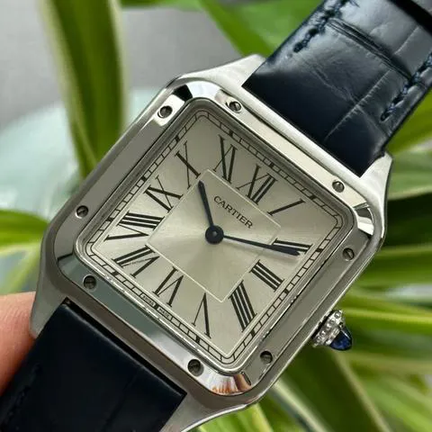 Cartier Santos Dumont WSSA0022 43.5mm Stainless steel Silver 1