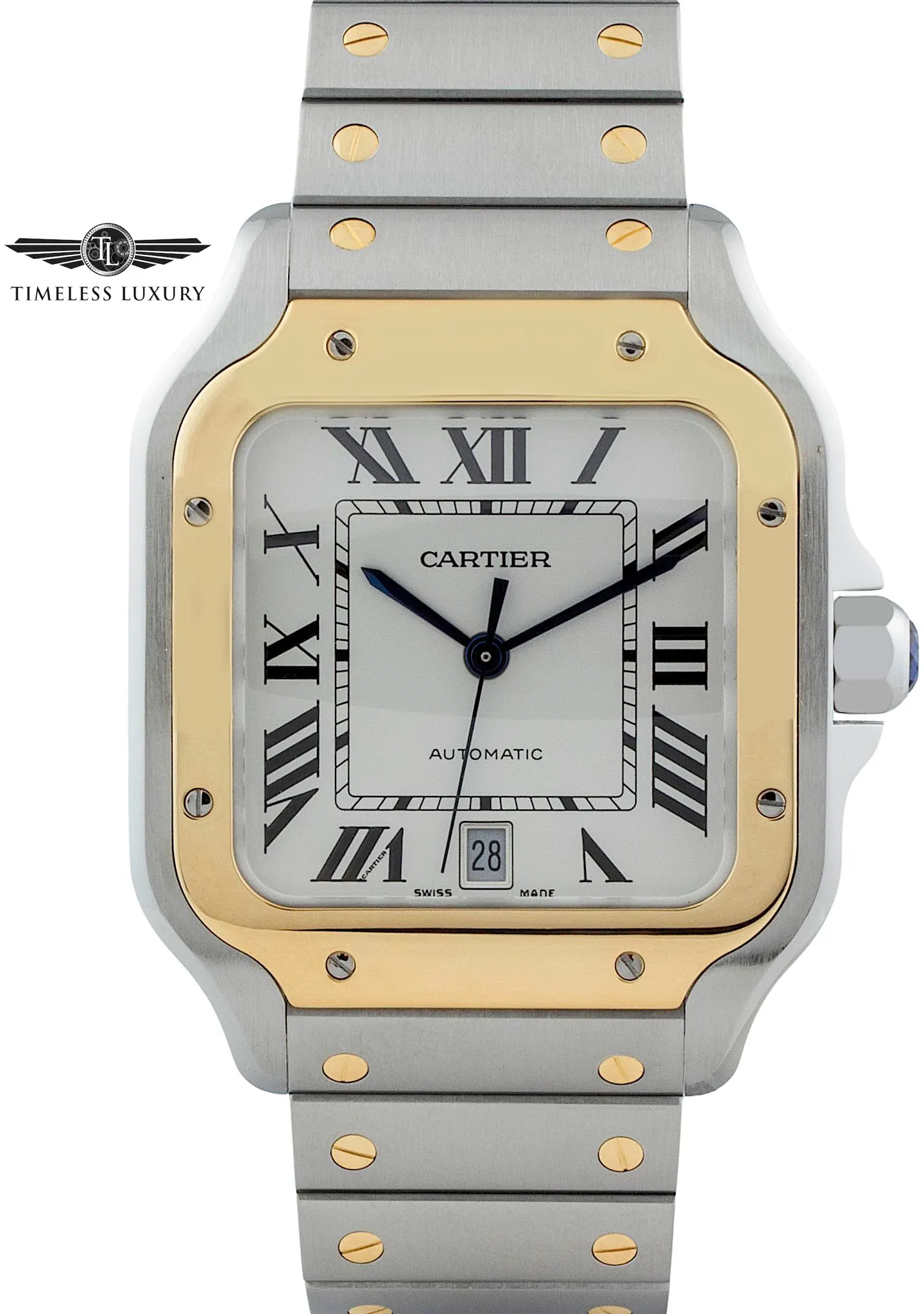 Cartier Santos W2SA0009 40mm Stainless steel Silver