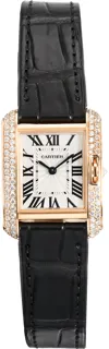 Cartier Tank Anglaise WT100013 Rose gold Silver