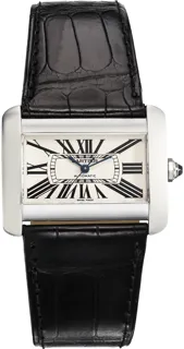 Cartier Tank W6300755 Stainless steel Silver