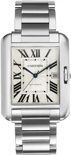 Cartier Tank Anglaise w5310008 Stainless steel Silver