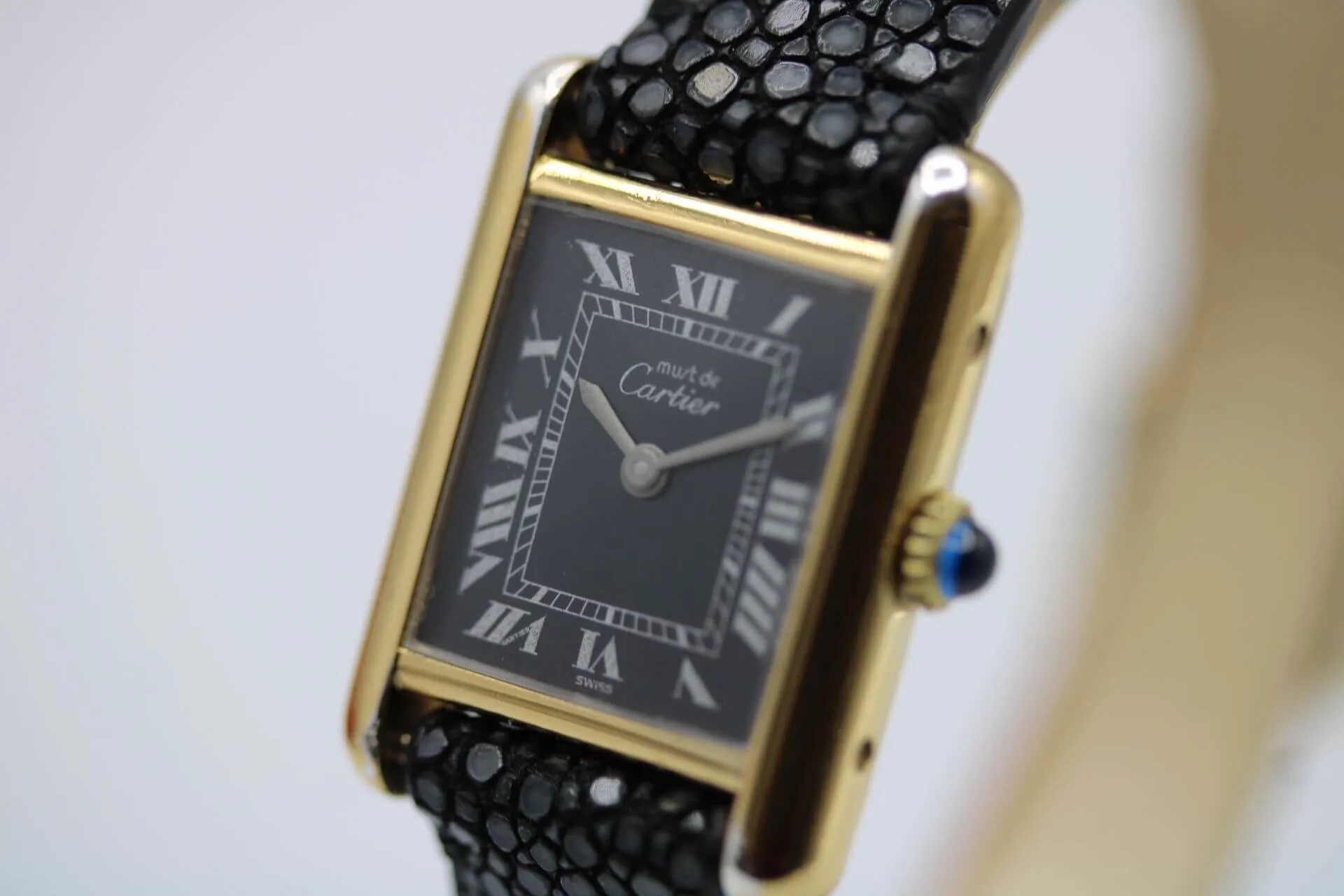 Cartier Must de Cartier 23mm Silver Black 3