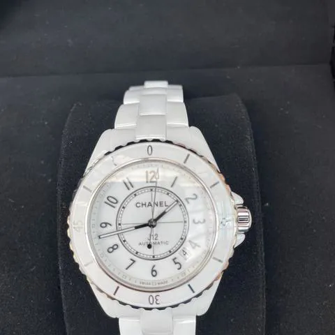 Chanel J12 H5700 38mm White ceramic White 9