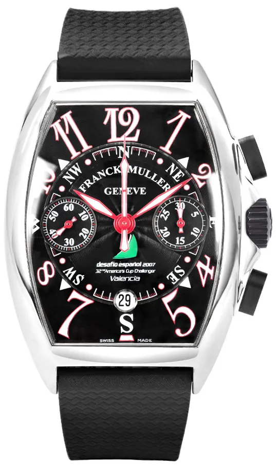 Franck Muller Mariner  7080 CC AT VAL 55mm Stainless steel Black