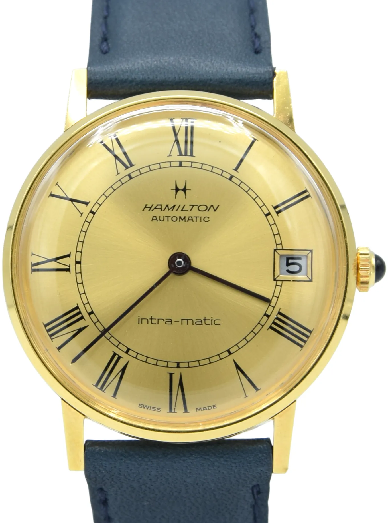 Hamilton Intra-Matic 1282 34mm Stainless steel and Gold-plated Gold