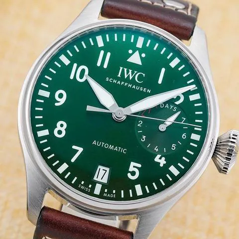 IWC Big Pilot IW501015 46.2mm Stainless steel Green