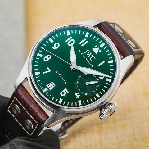 IWC Big Pilot IW501015 46.2mm Stainless steel Green 1