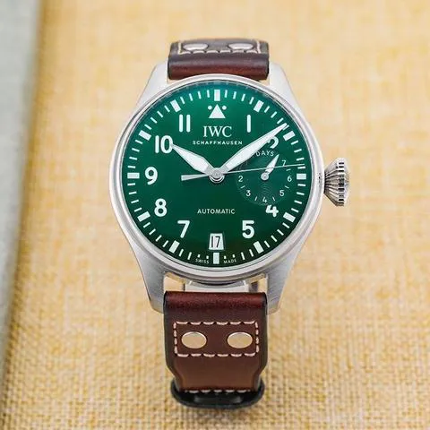 IWC Big Pilot IW501015 46.2mm Stainless steel Green 2