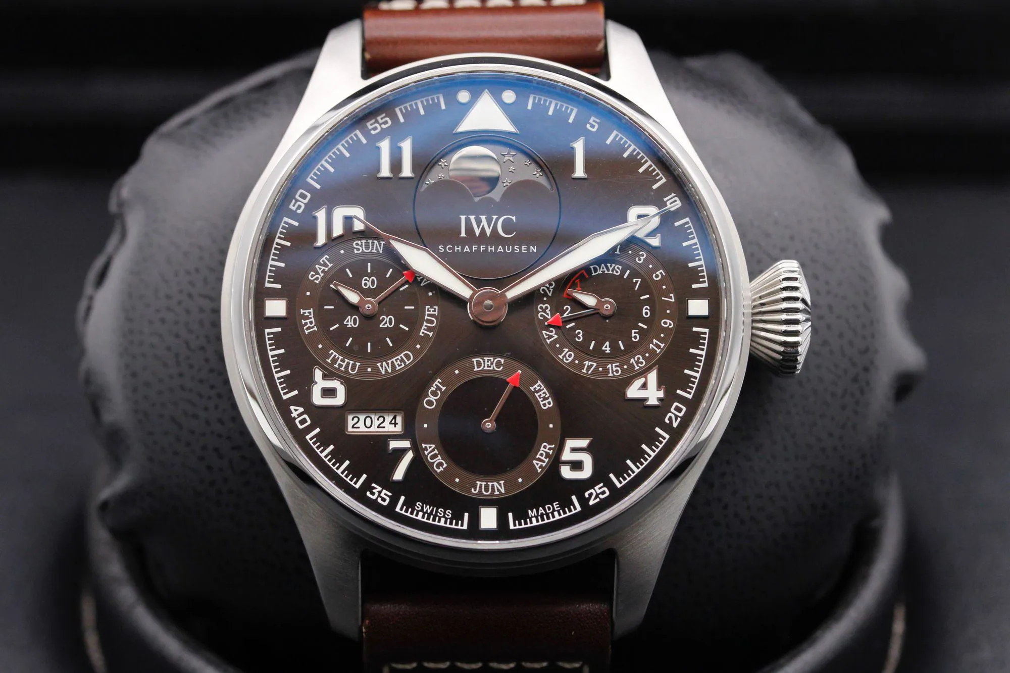 IWC Big Pilot IW503801 46mm Stainless steel Brown