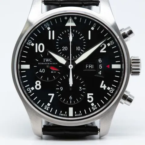 IWC Pilot IW377701 43mm Stainless steel Black