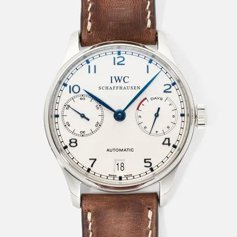 IWC Portugieser IW500107 42mm Stainless steel Silver