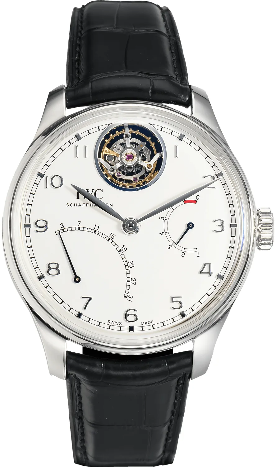 IWC Portuguese Tourbillon IW504601 44mm Platinum Silver