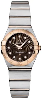 Omega Constellation 123.20.24.60.63.001 Yellow gold and Stainless steel Brown