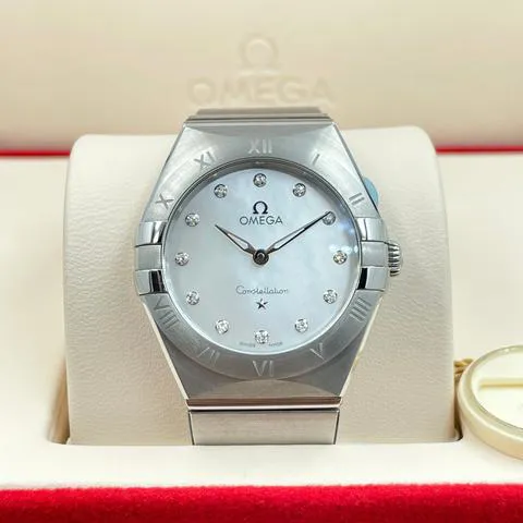 Omega Constellation Quartz 131.10.28.60.55.001 28mm Stainless steel White