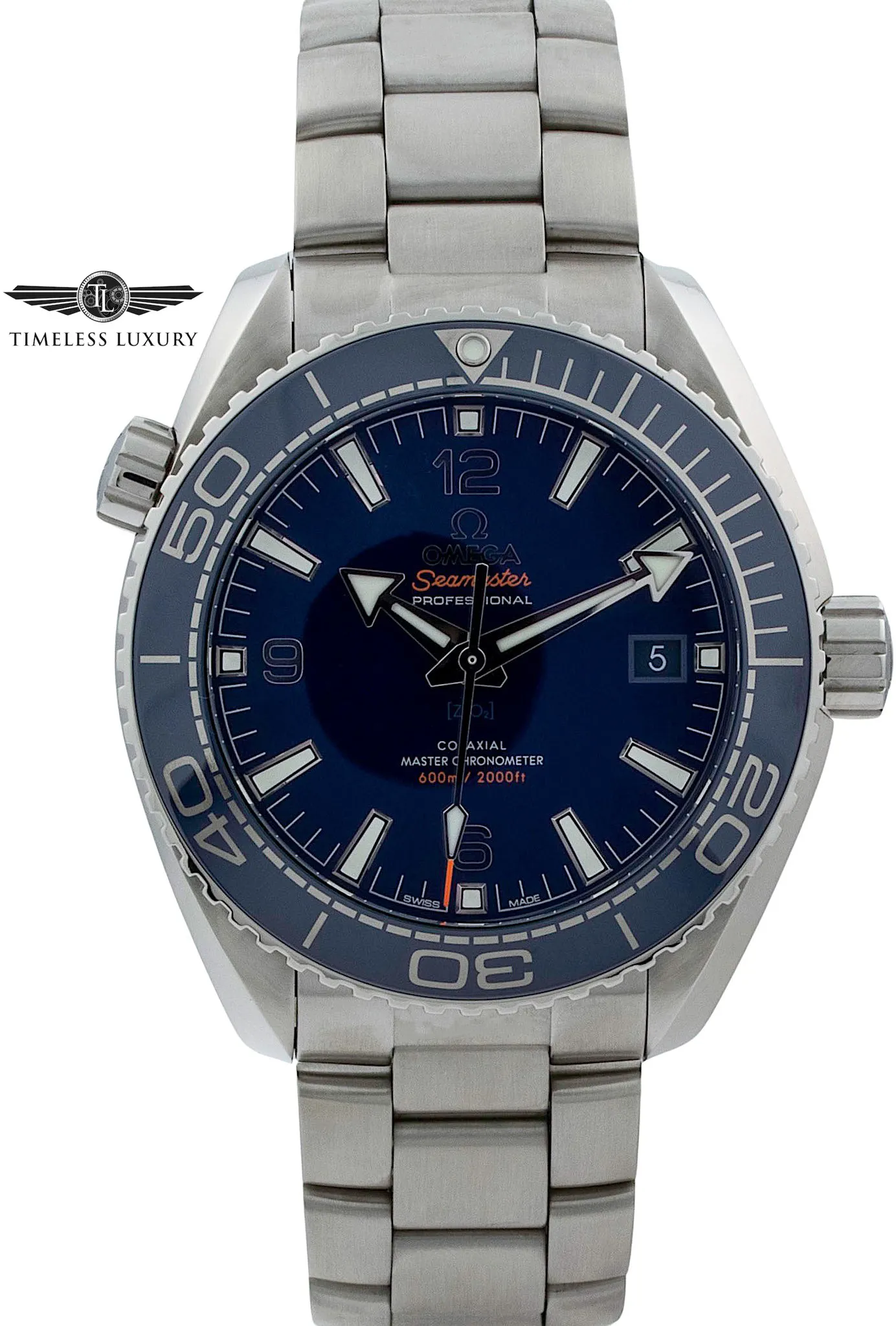 Omega Seamaster Planet Ocean 215.30.44.21.03.001 44mm Stainless steel Blue