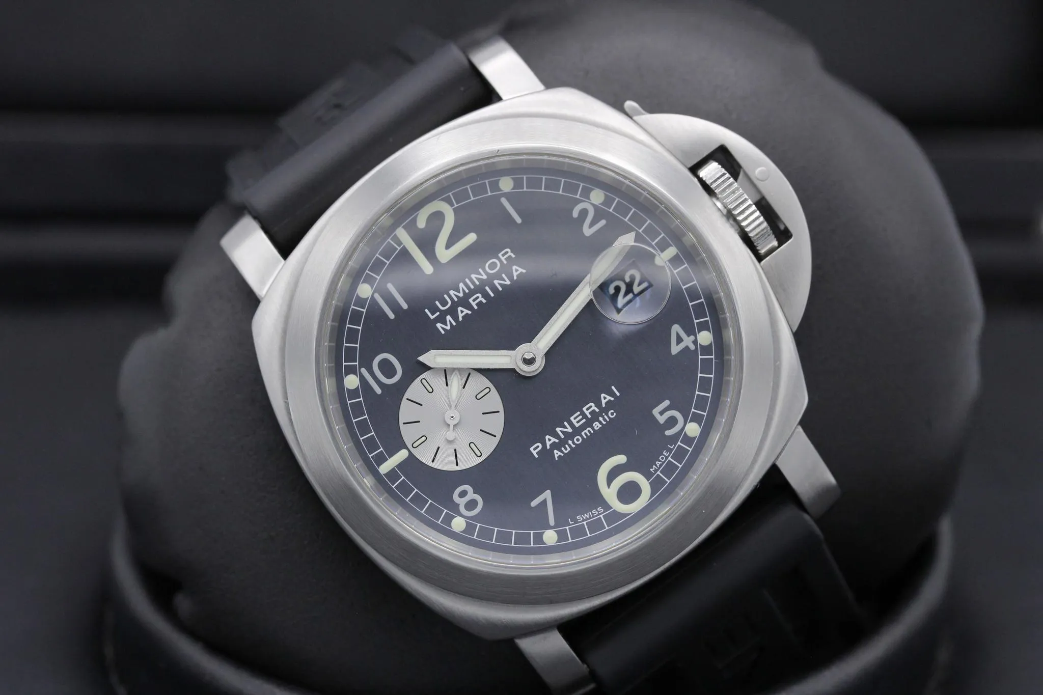 Panerai Luminor PAM 00086 44mm Stainless steel Blue 2