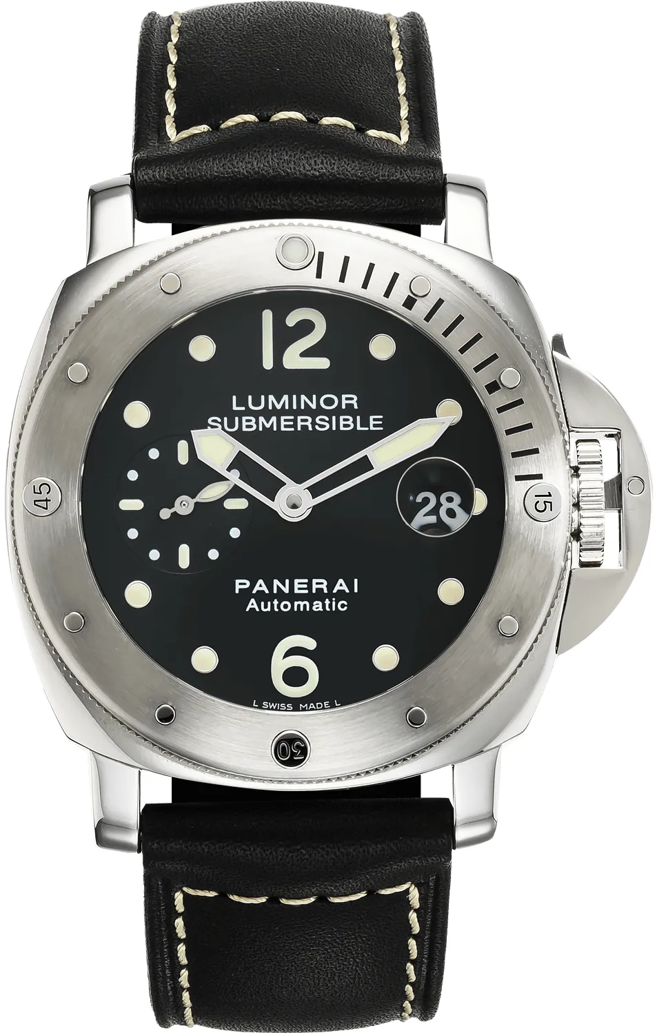 Panerai Submersible PAM 00024 44mm Stainless steel Black