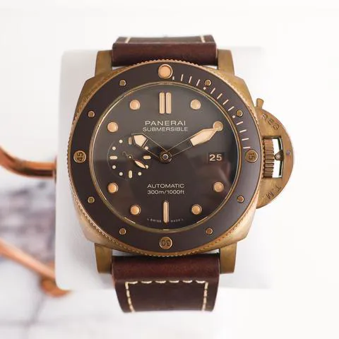 Panerai Submersible PAM 00968 47mm Bronze Brown