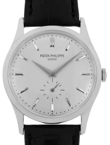 Patek Philippe Calatrava 5196G-001 37mm White gold Silver