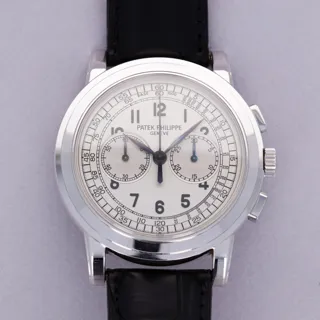 Patek Philippe Chronograph 5070G-001 White gold Silver