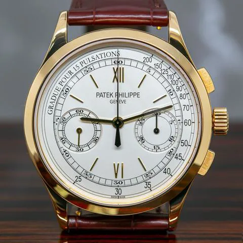 Patek Philippe Chronograph 5170J-001 39mm Yellow gold Silver