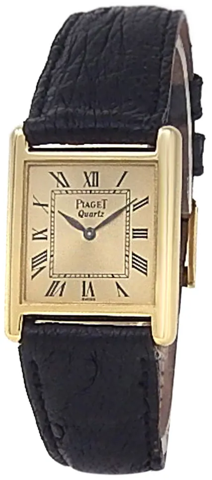 Piaget Tank 70802 23mm Yellow gold Champagne