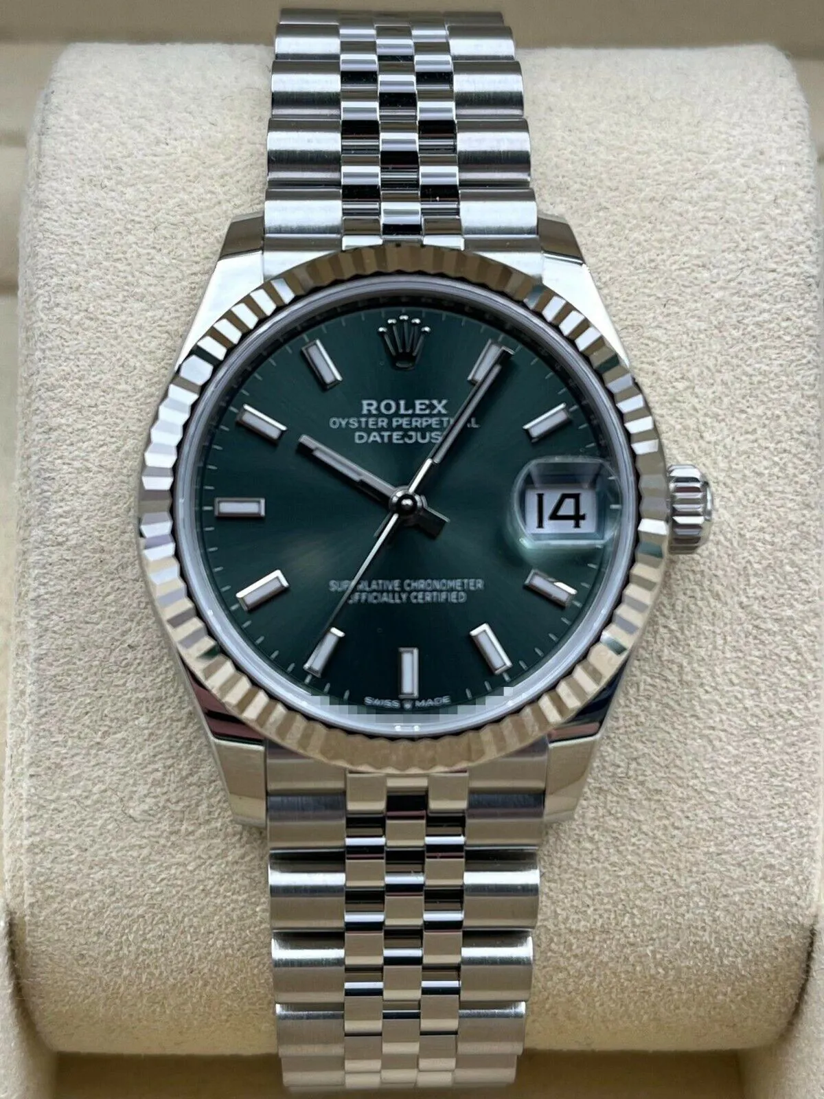 Rolex Datejust 31 278274 31mm Stainless steel Green