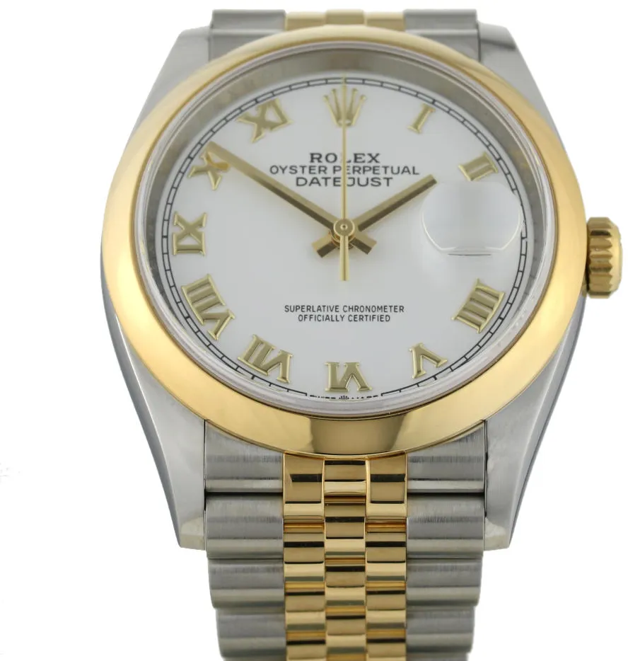 Rolex Datejust 36 126203 36mm Yellow gold and Stainless steel