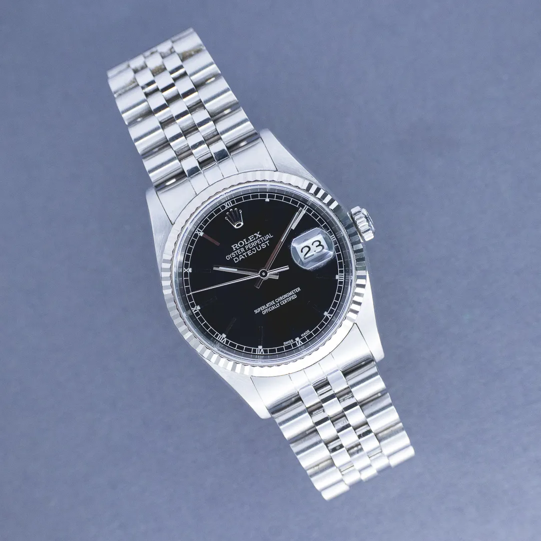 Rolex Datejust 36 16234 36mm Stainless steel Black