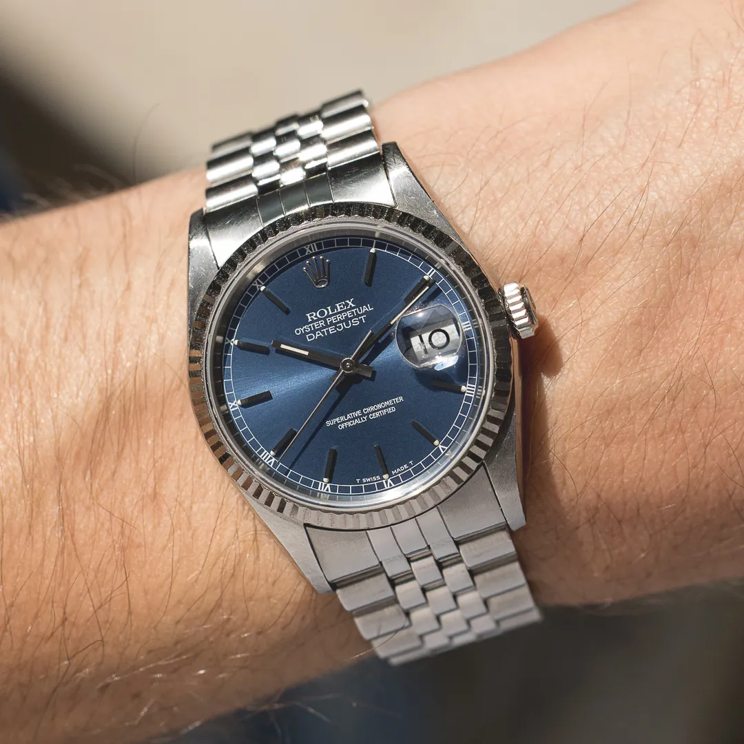 Rolex Datejust 36 16234 36mm Stainless steel Blue