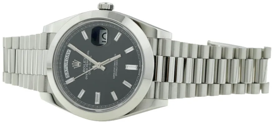 Rolex Day-Date 40 228206 41mm Platinum Silver 5